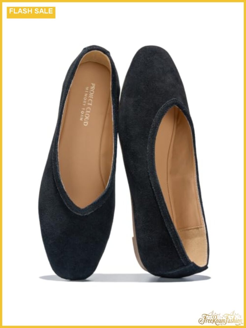 Genuine Leather Ballet Flats Women Comfy Fall Shoes
